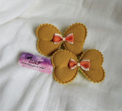 DOUBLE HEART HAIR PINS