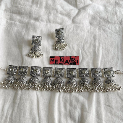 Jhumki Choker Set