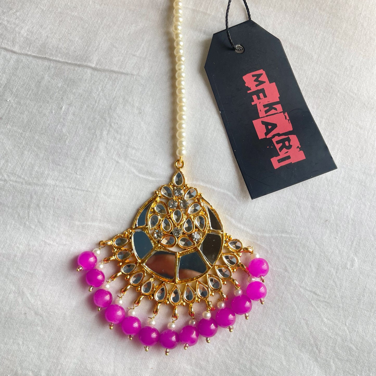 Saniya Teeka in Purple Pink