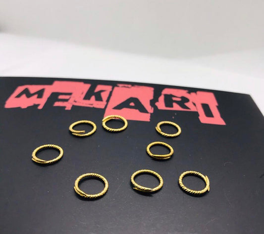 TWISTED NOSE RING PAIR