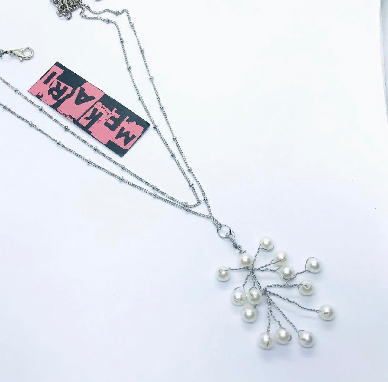 DUAL LAYER PEARL NECKLACE