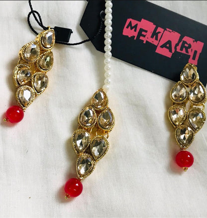 Double Layer Kundan Set (Multi Colour)