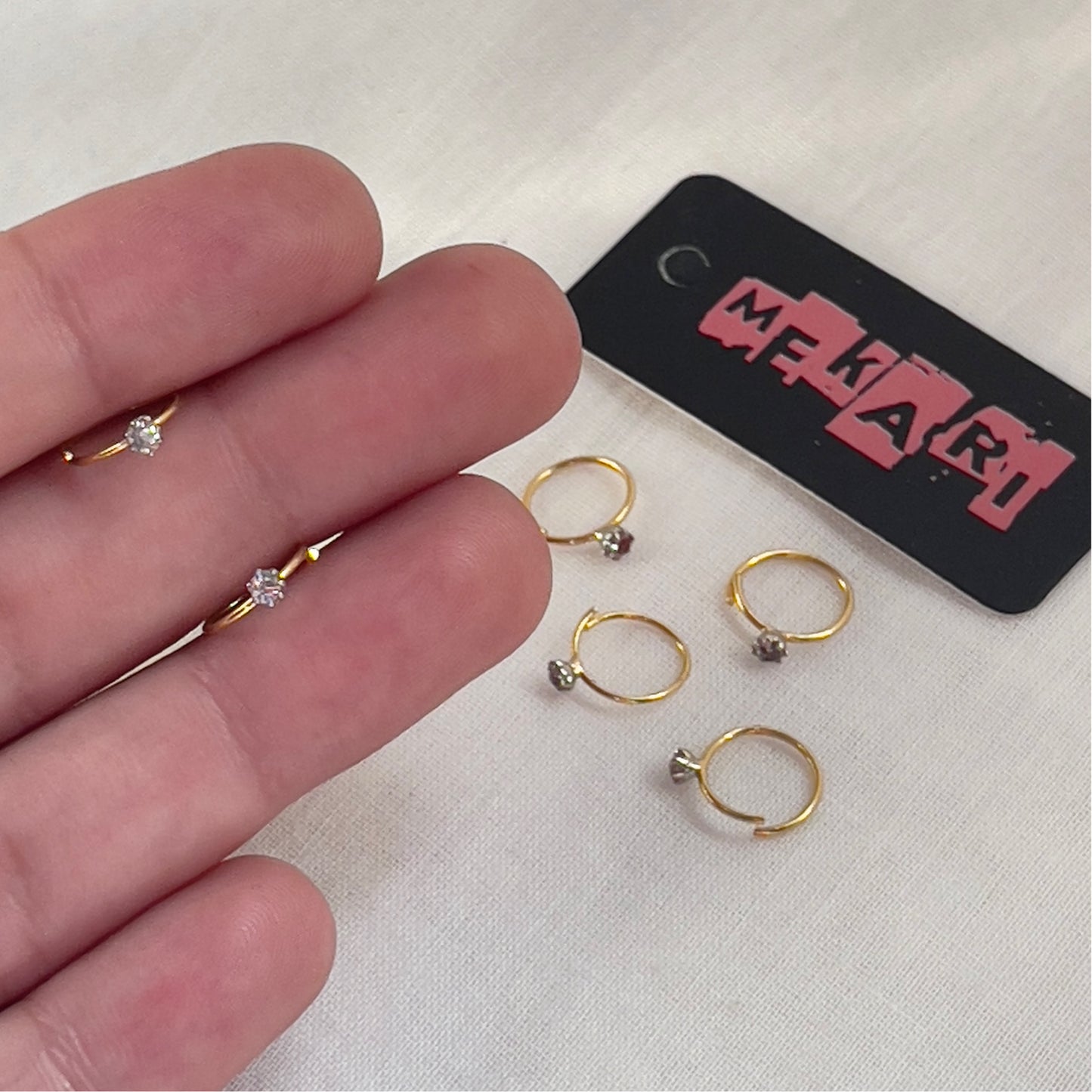 GOLD PLATED NOSERING