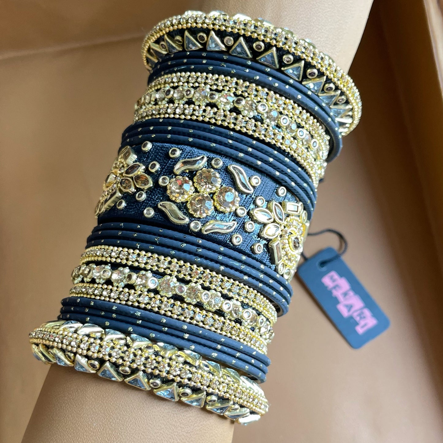 Deena Bangles in Black