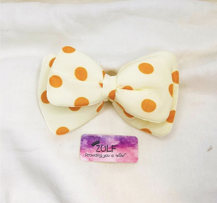 POLKA DOT BOW CLIPS