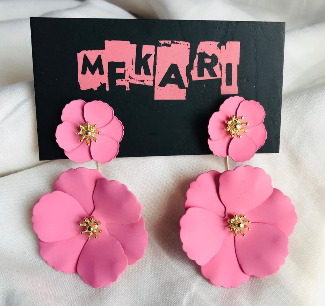 DETACHABLE FLOWER EARRINGS