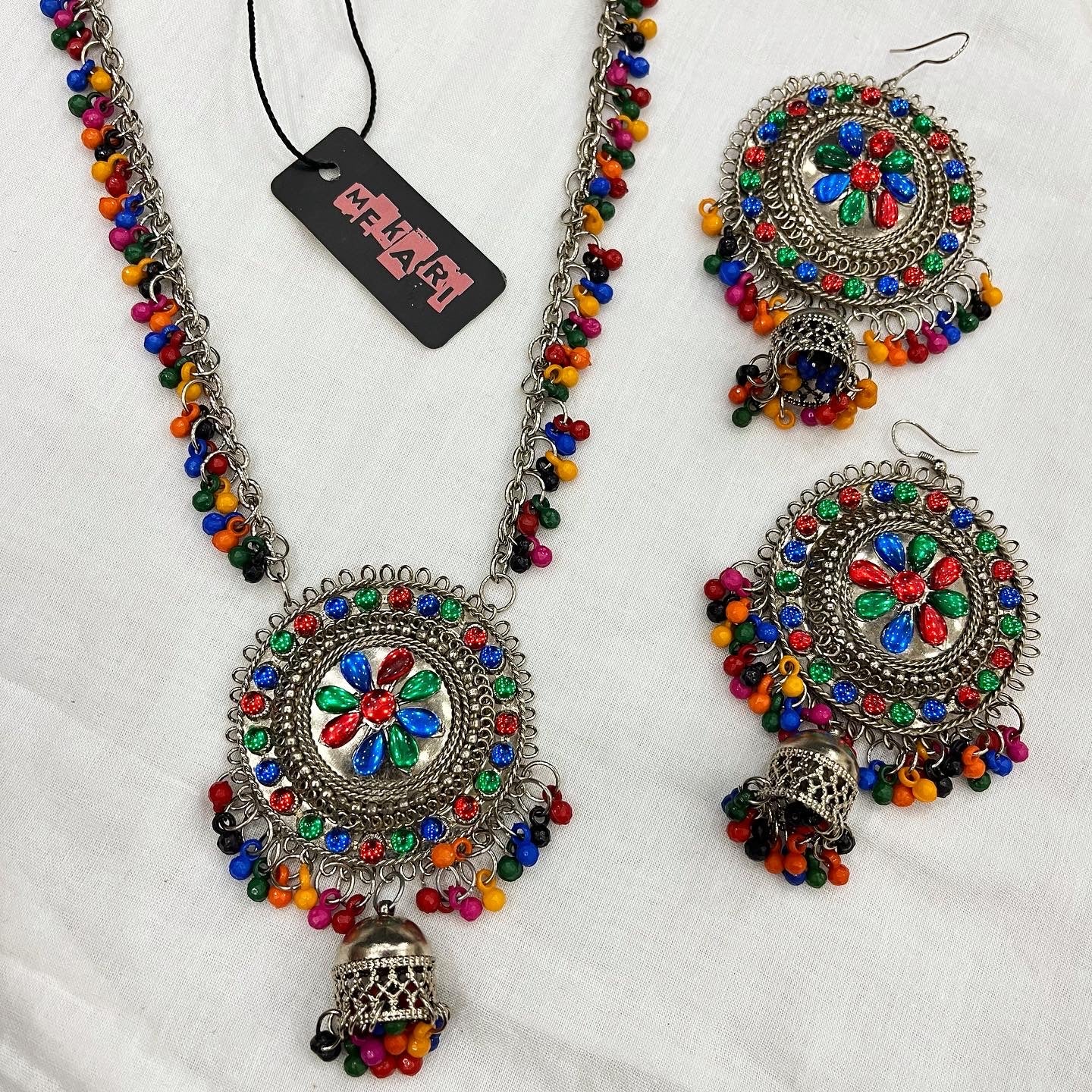 Multi Jhumki Mala Set