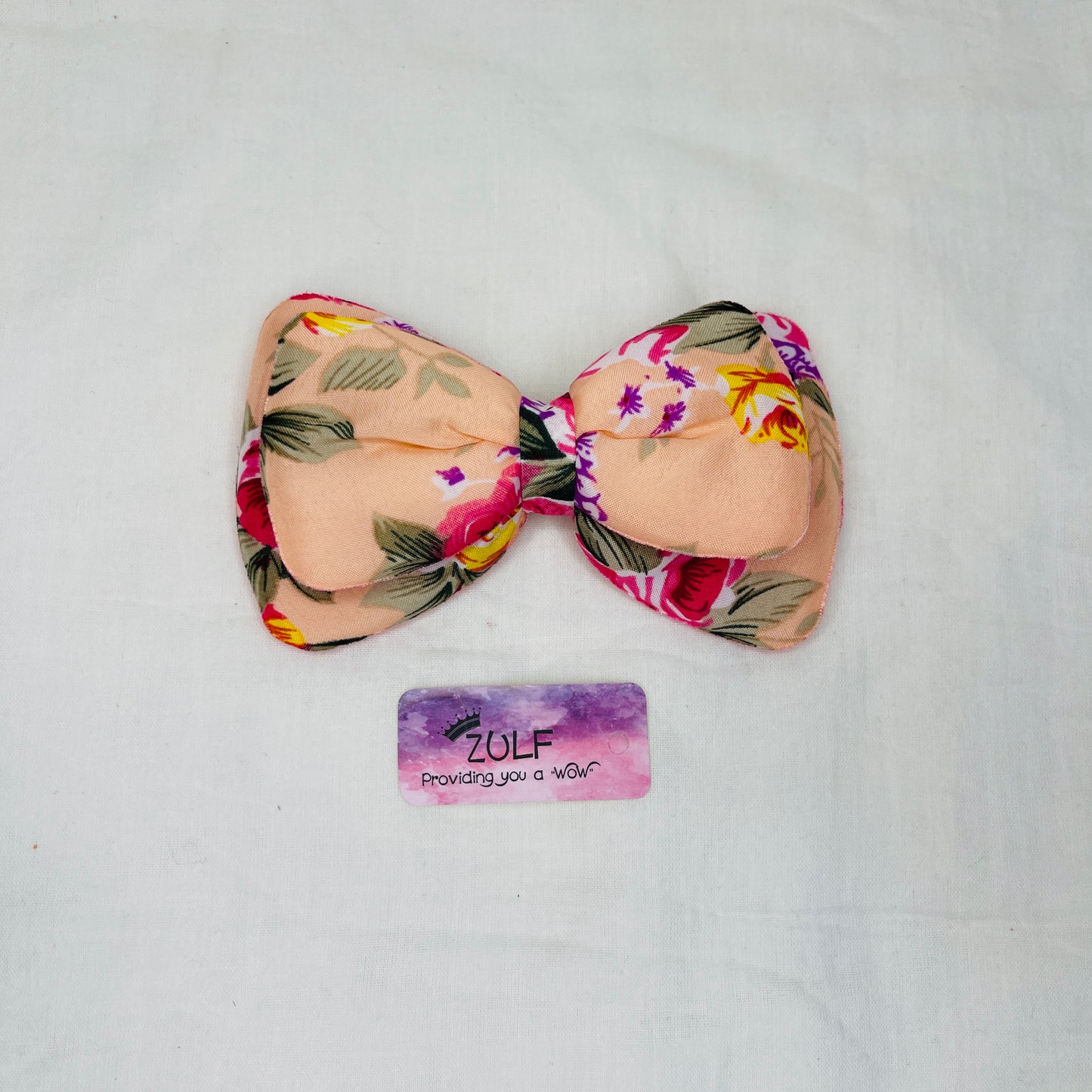 FLORAL BOW CLIPS