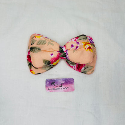 FLORAL BOW CLIPS