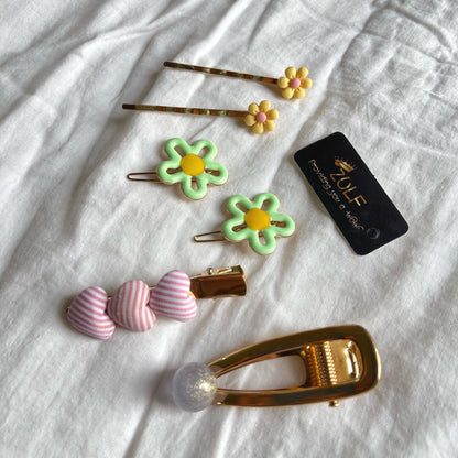 Cute Hair Barrette Set
