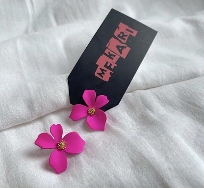 4 PETAL FLOWER STUD