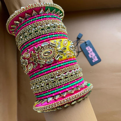 Deena Bangles in Multi