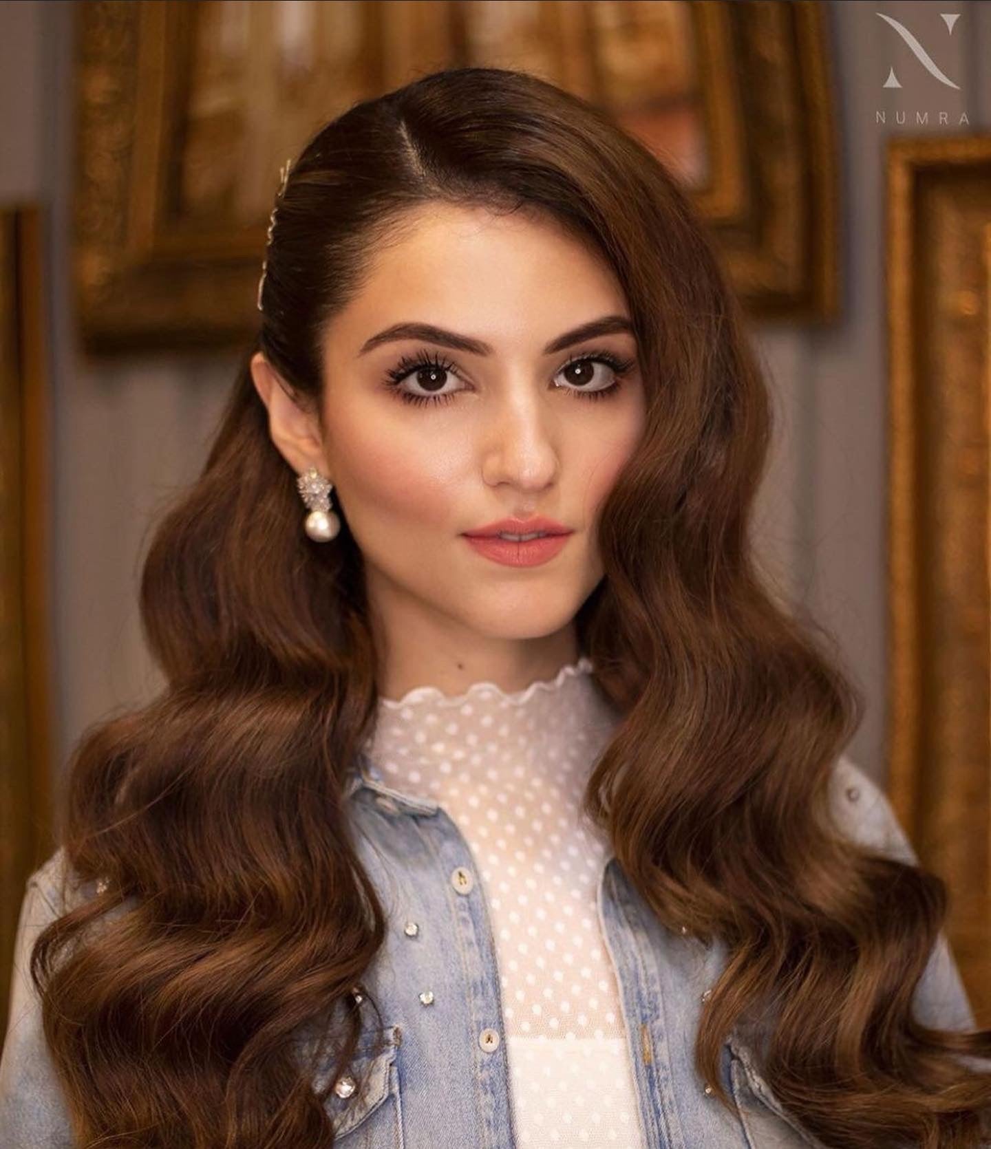 Snowflakes Pearl Earrings