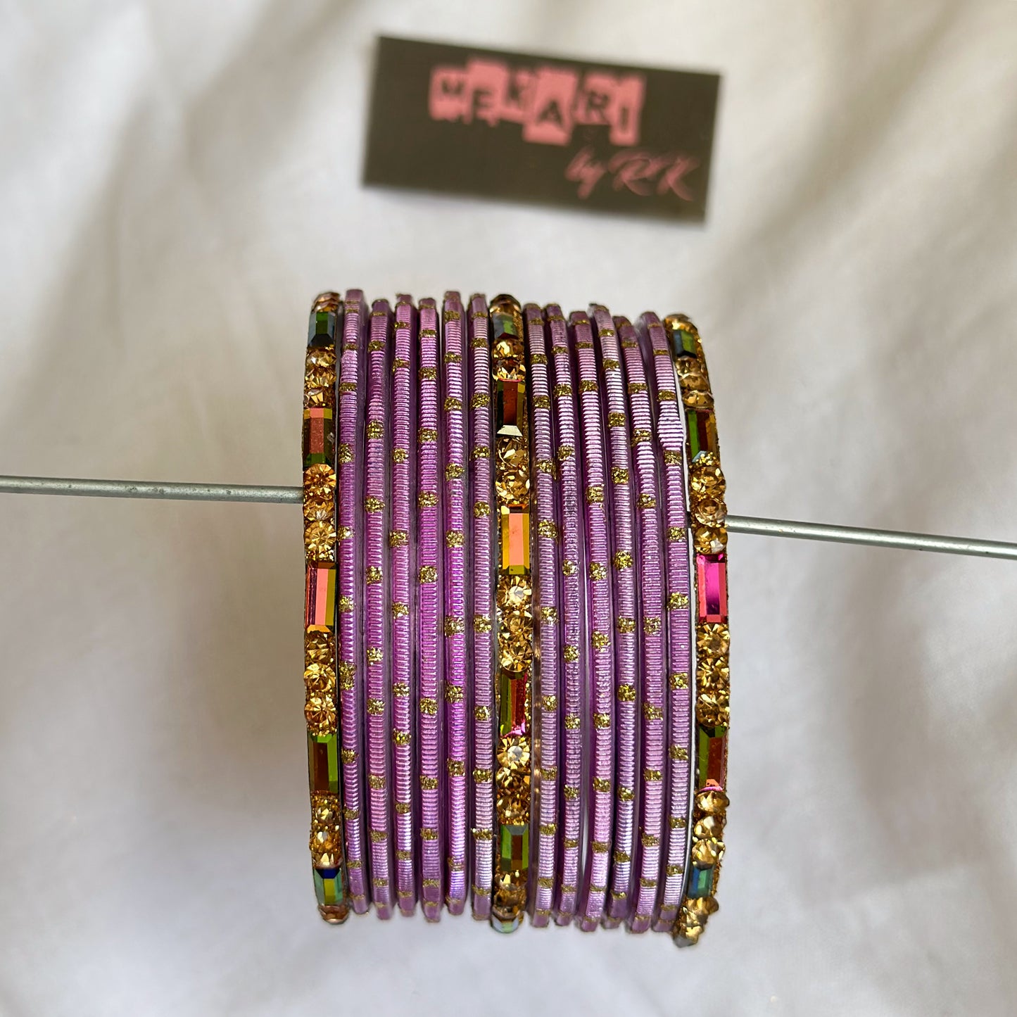 Lavender Glow Bangles