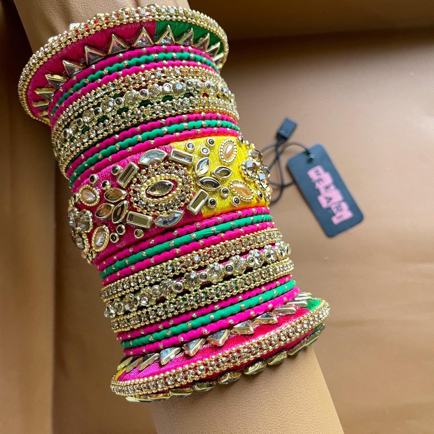 Deena Bangles in Multi