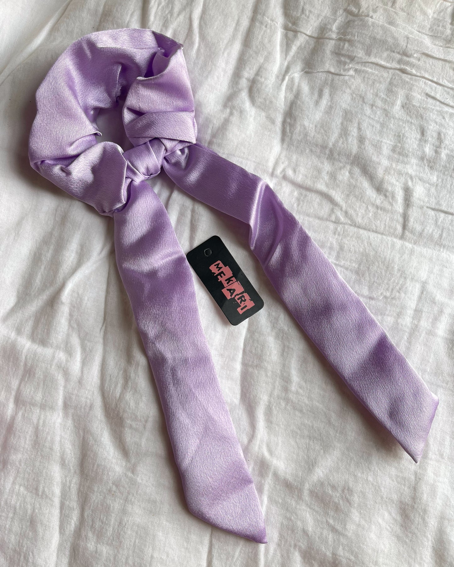 Lavender Knot Scrunchie
