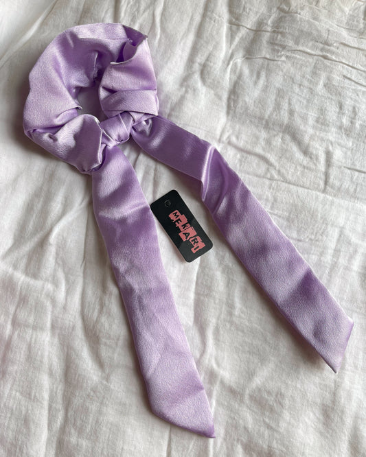 Lavender Knot Scrunchie