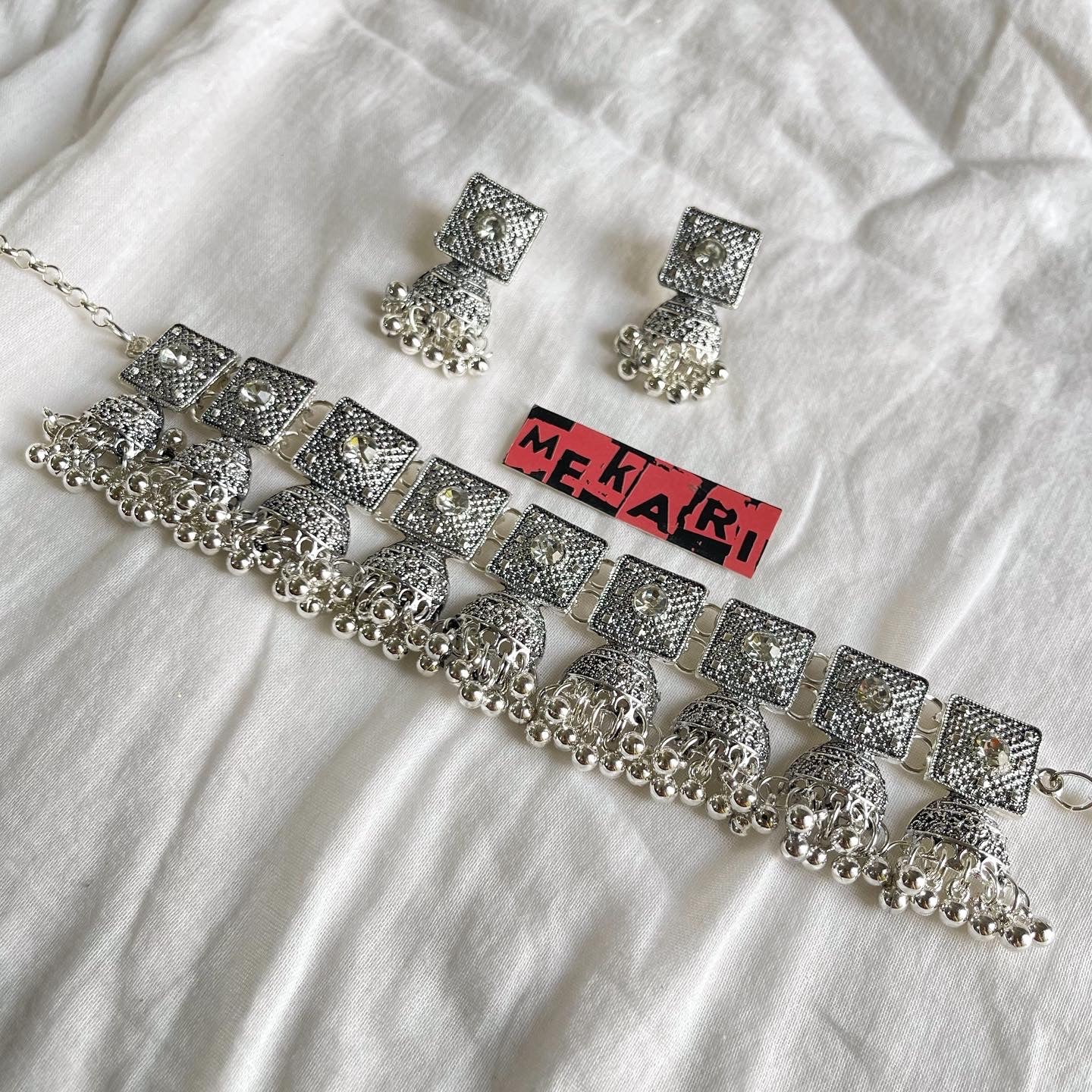 Jhumki Choker Set