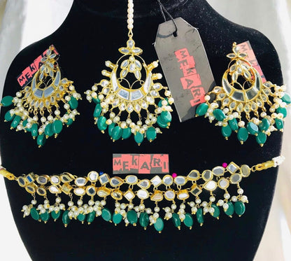 ZEEBAISH CHOKER SET (Green)