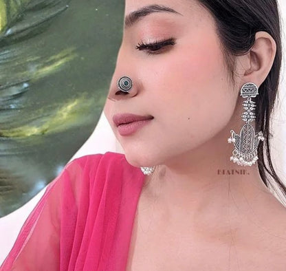 Oxidized Nose cuff Pair