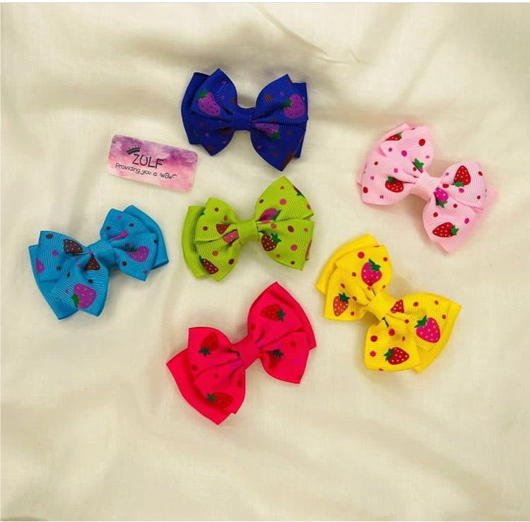 RIBBON BOW CLIPS
