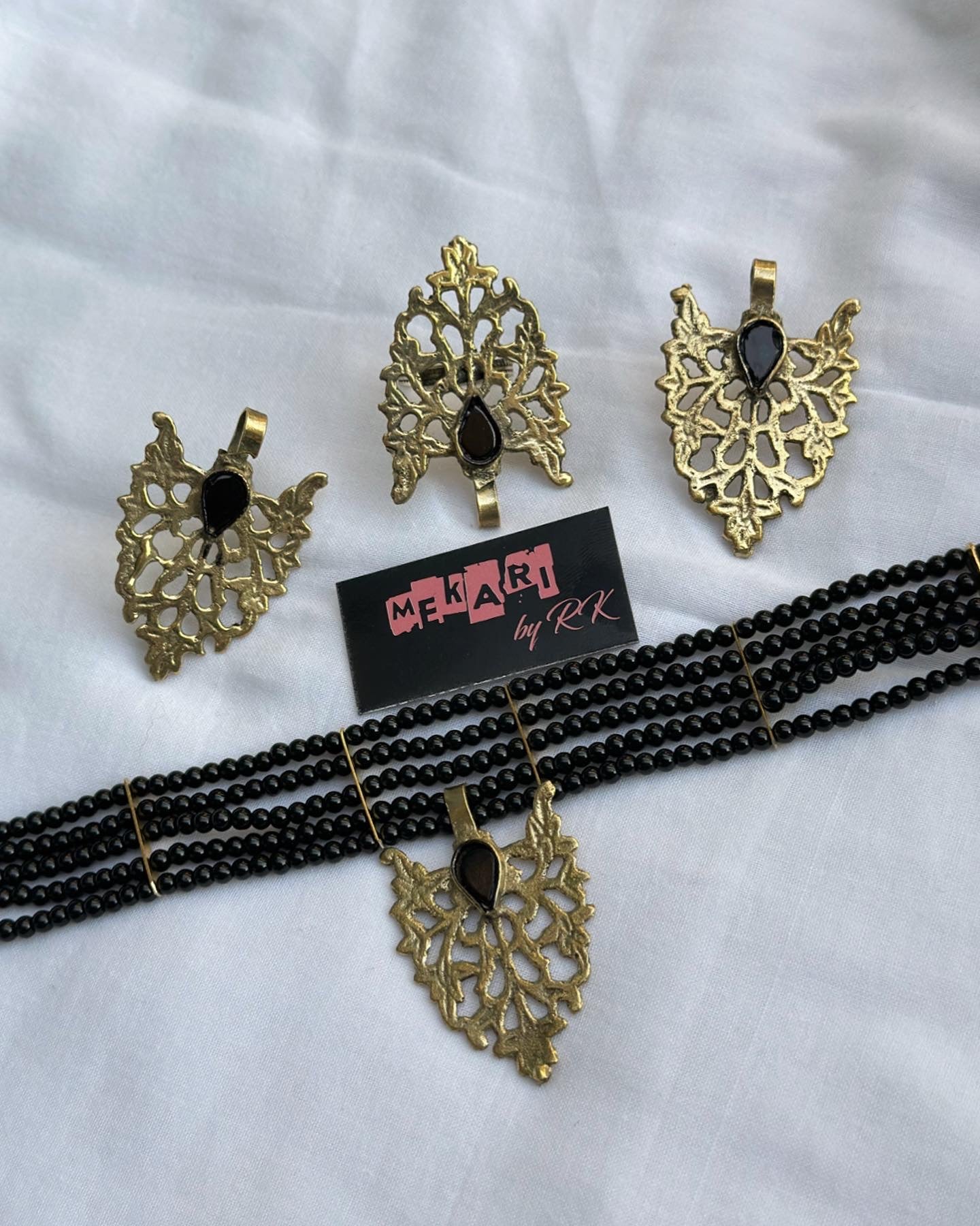Black Surma Choker Set
