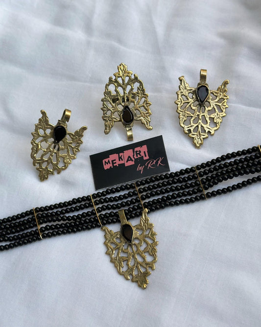 Black Surma Choker Set