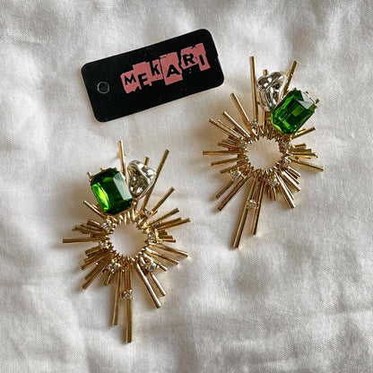 Nightfall Earrings (Emerald)