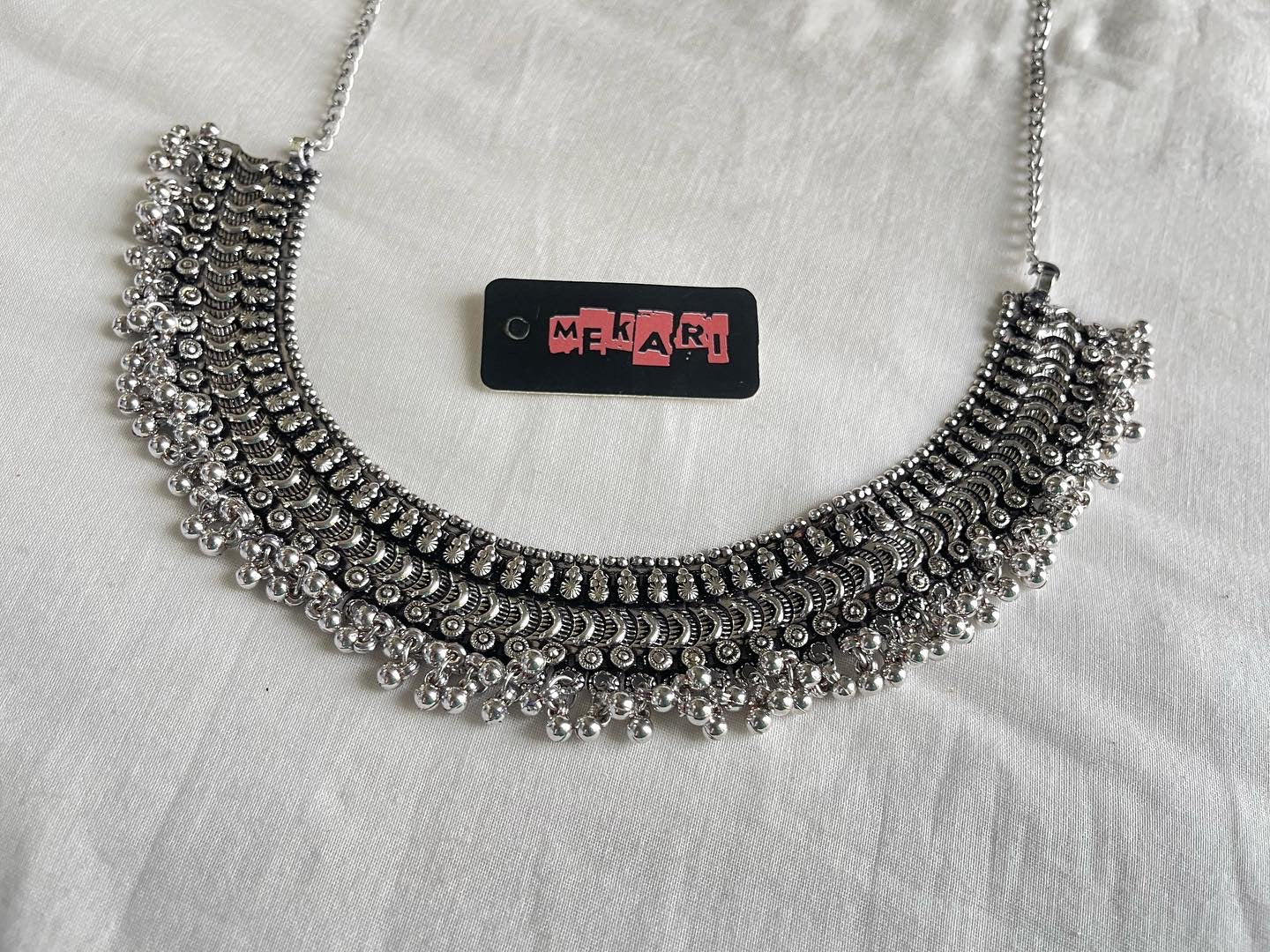 Broad Beaded Necklace