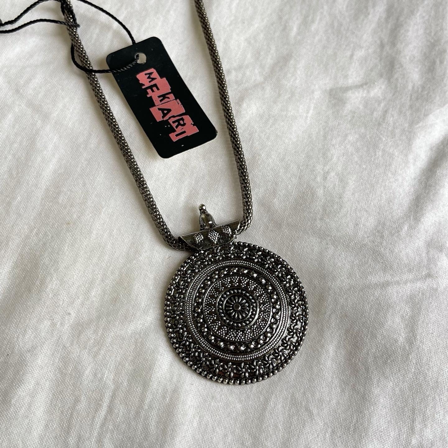 Trendy Silver Pendant