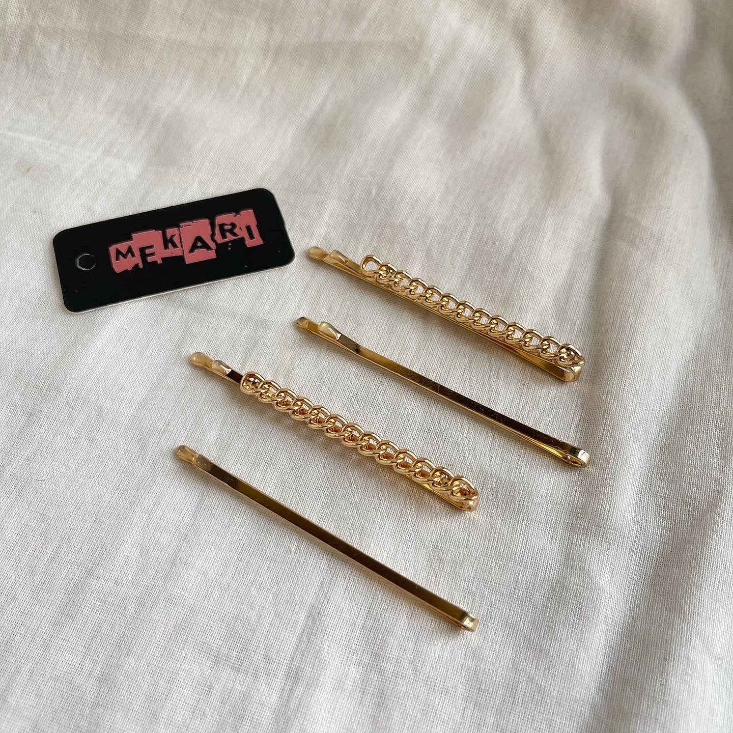 Linked Hair Barrettes