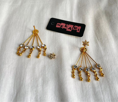 Flower Drop Earrings