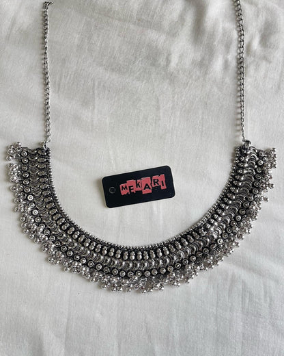 Broad Beaded Necklace