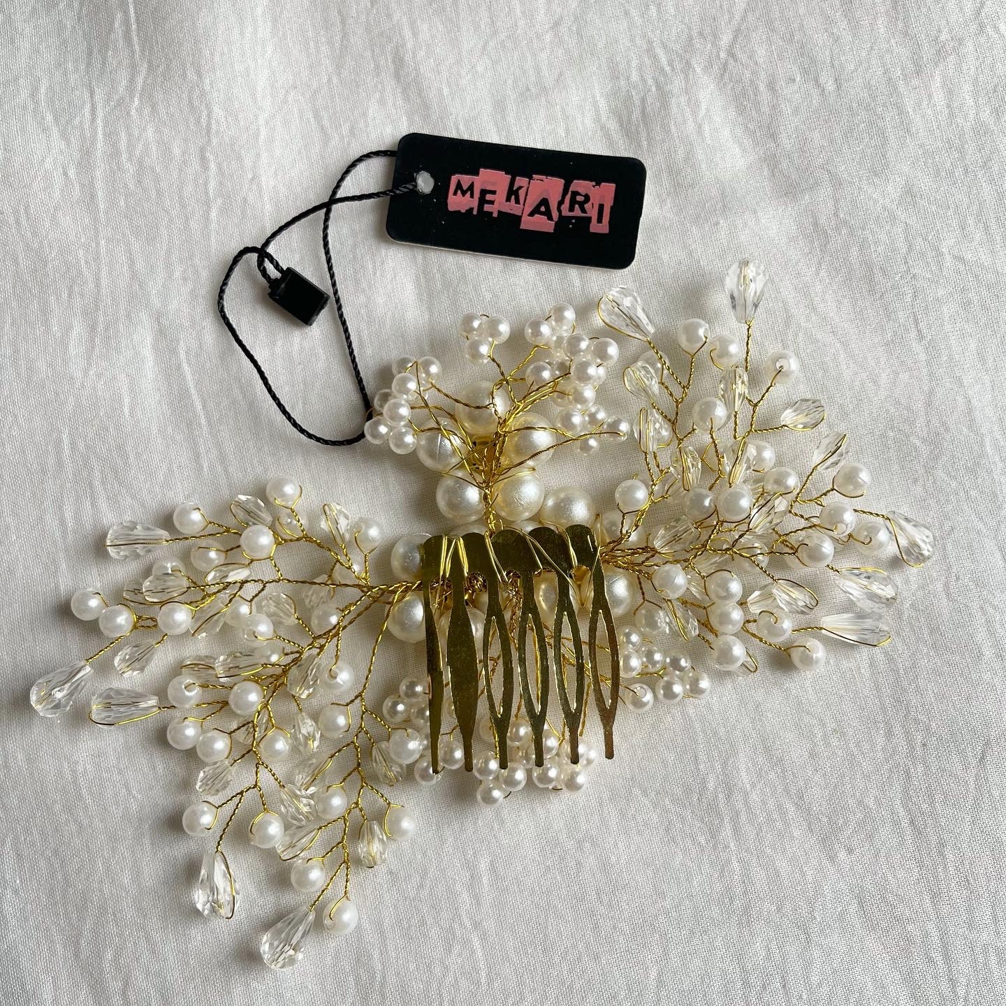 Pearl Flower Bunch Accessory