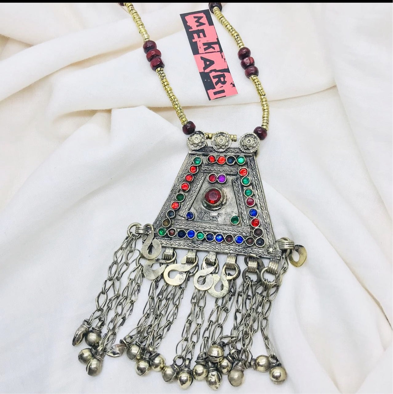 Vibrant Afghani Necklace