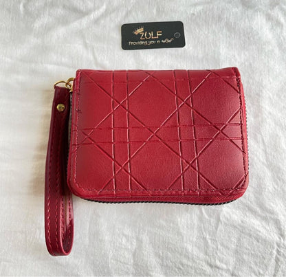 Maroon Bow Wallet