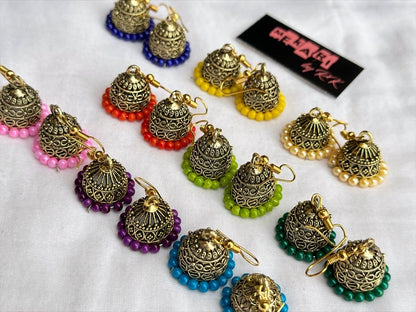 Pack of Three Vibrant Jhumki