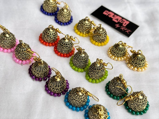 Pack of Three Vibrant Jhumki