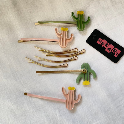 CACTUS BARRETTES