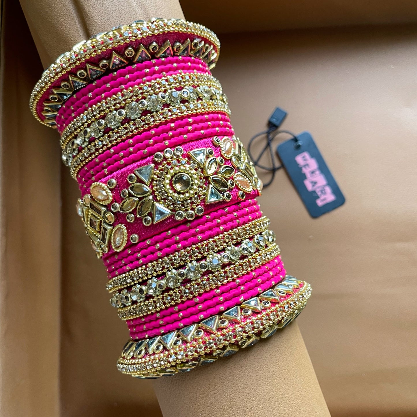 Deena Bangles in HotPink