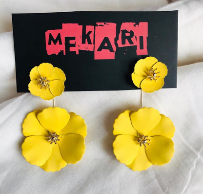 DETACHABLE FLOWER EARRINGS