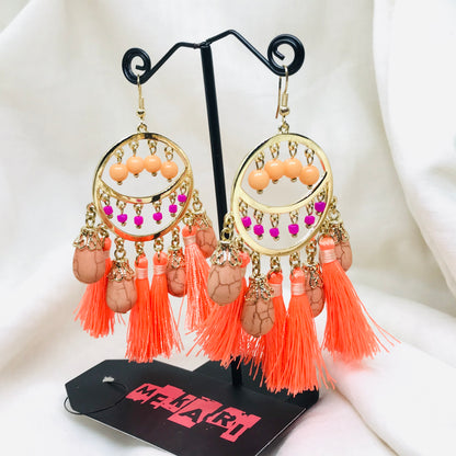 FUNKY TUSSEL EARRINGS
