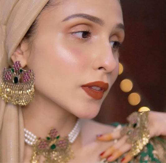 Teen Phool Afghani Set