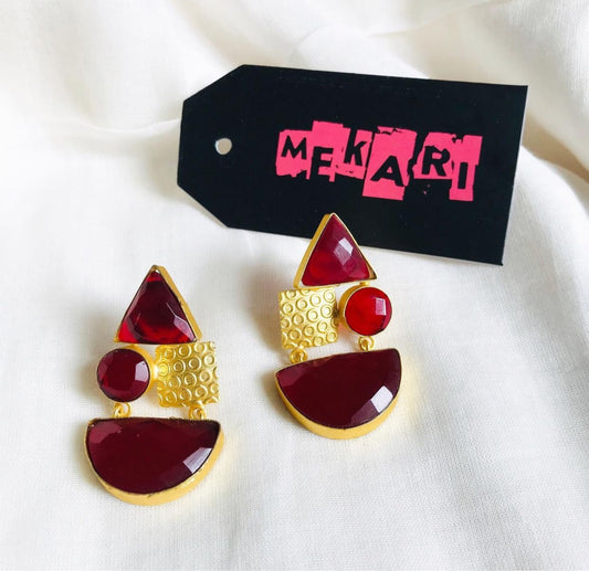GOLD PLATED POSH EARRINGS