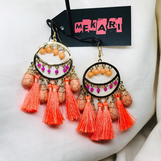 FUNKY TUSSEL EARRINGS
