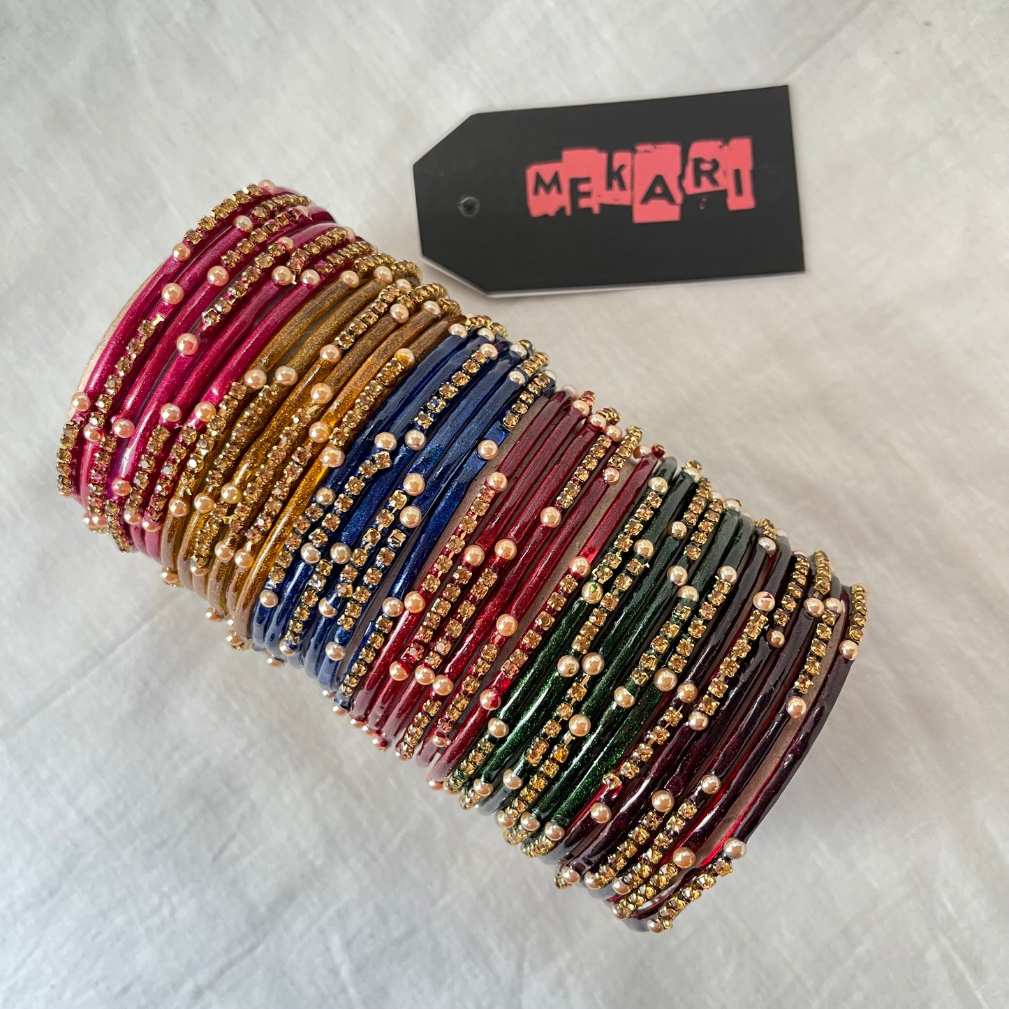 METALLIC EMBELLISHED BANGLES