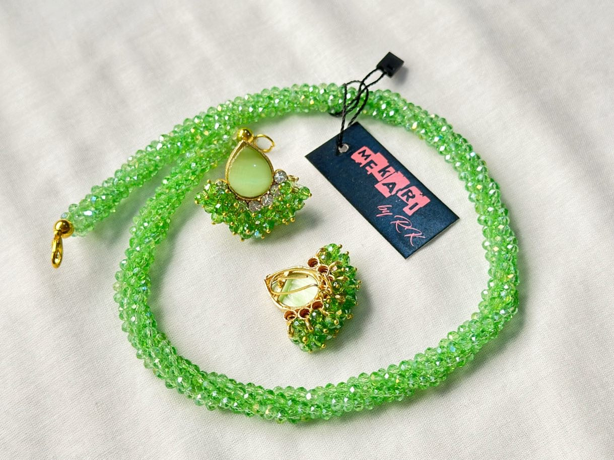 Mint Green Mala Set